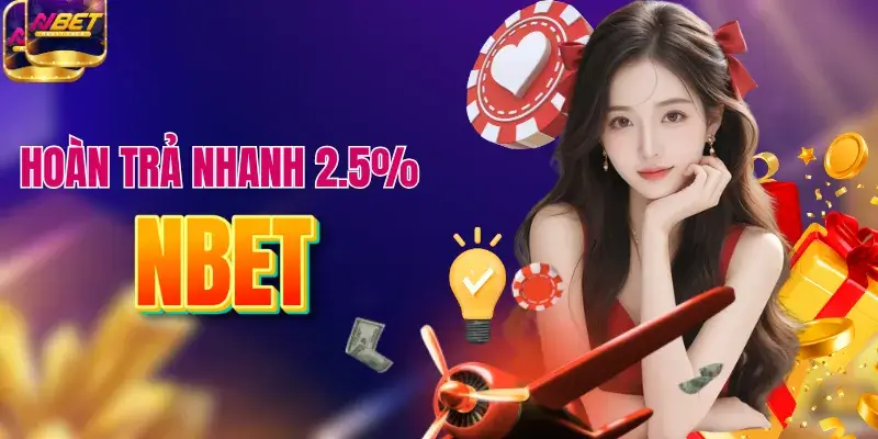 Hoàn trả nhanh 2.5% mỗi ngày